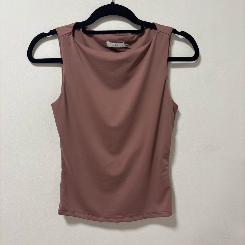 Lush Dusty Rose Sleeveless Tank Top